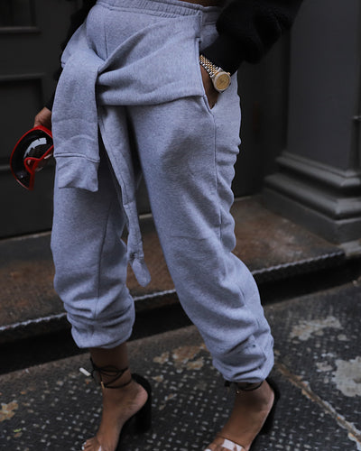 The Standard Is Set Joggers ( Grey )