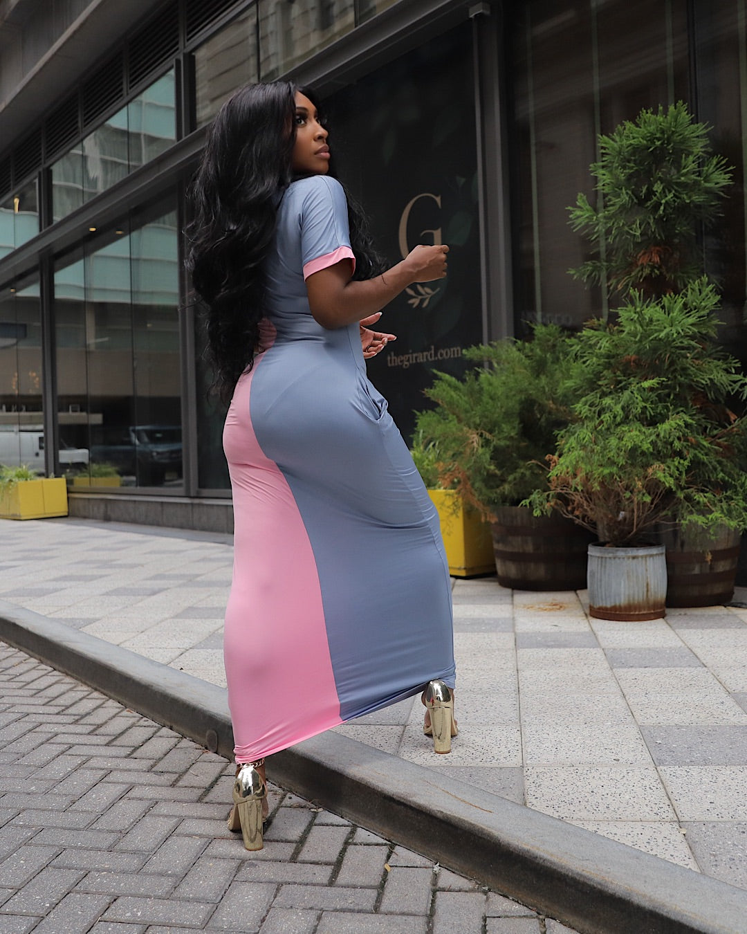 Split Decision Maxi dress