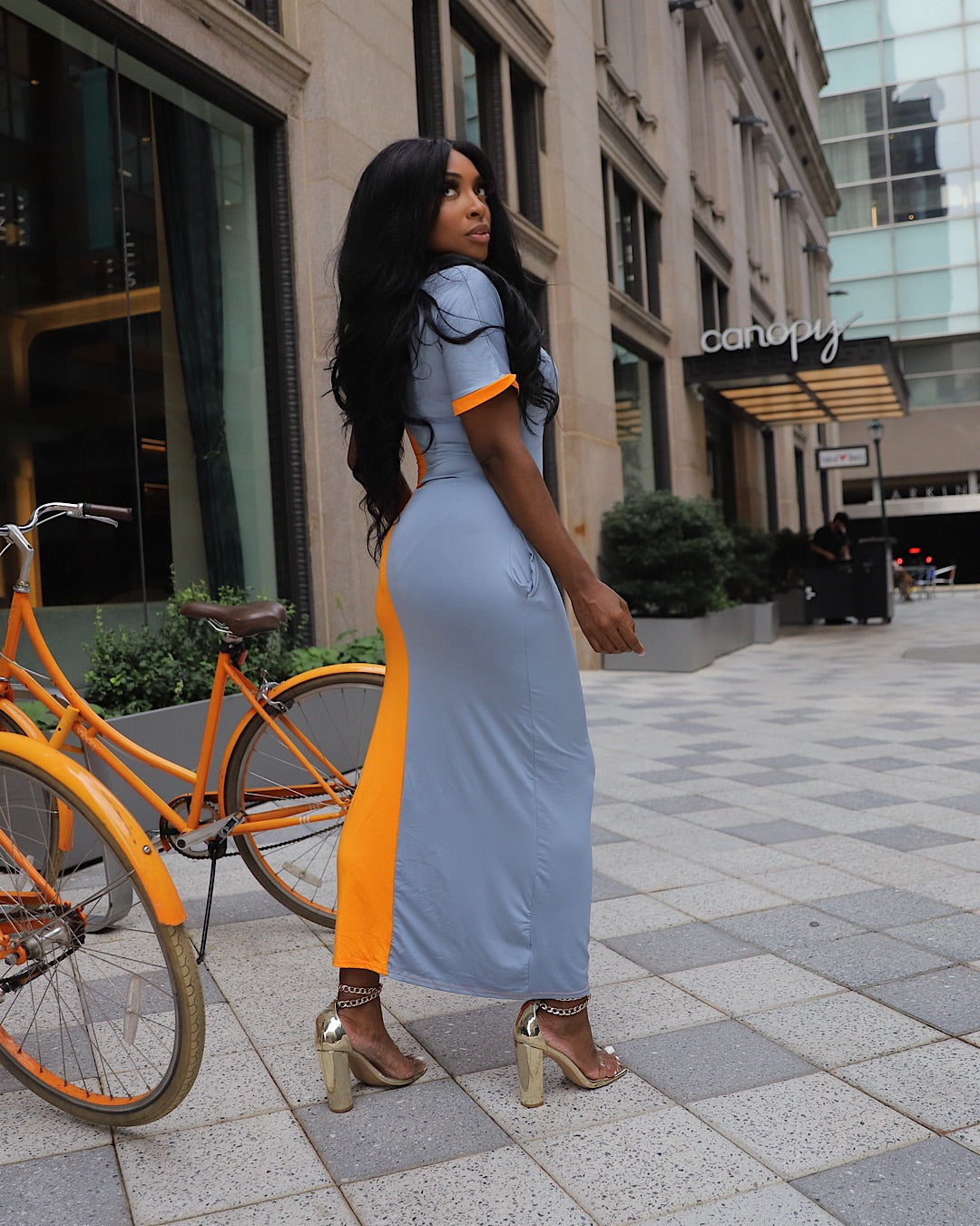 Split Decision Maxi dress