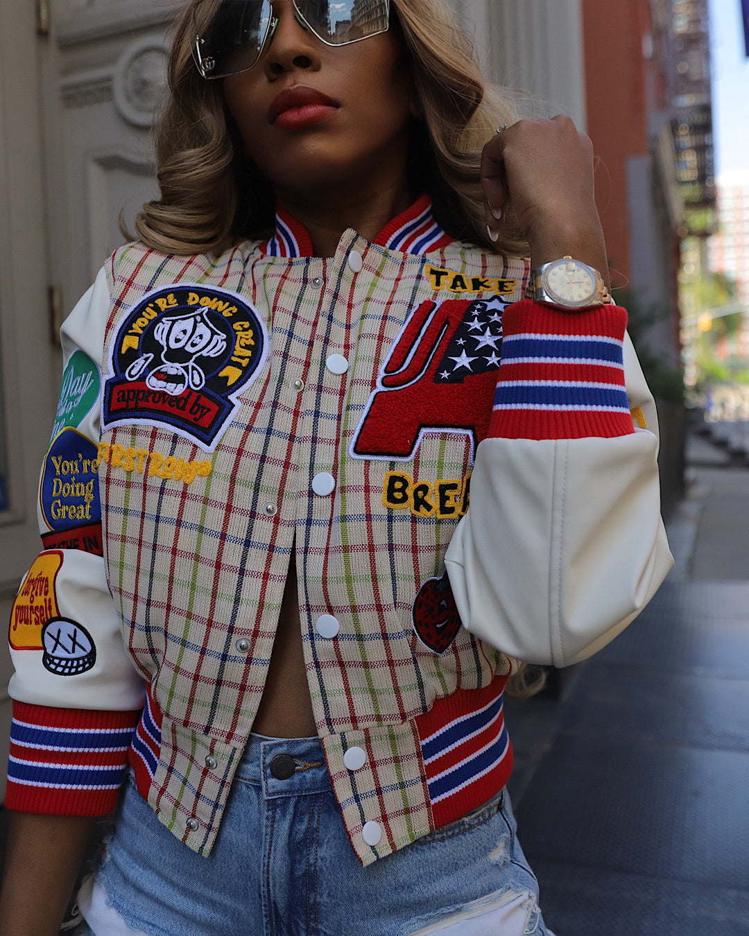 Varsity Bae Bomber