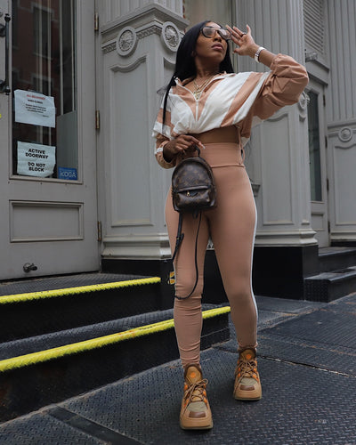 Sporty Chic Two-Piece Sweatsuit Set