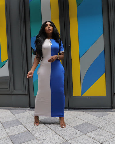 Split Decision Maxi dress