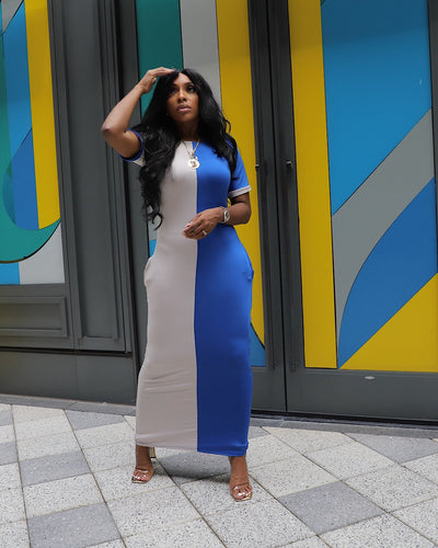 Split Decision Maxi dress