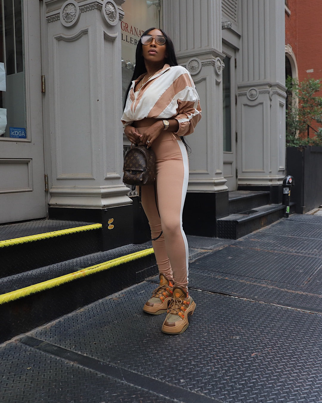 Sporty Chic Two-Piece Sweatsuit Set