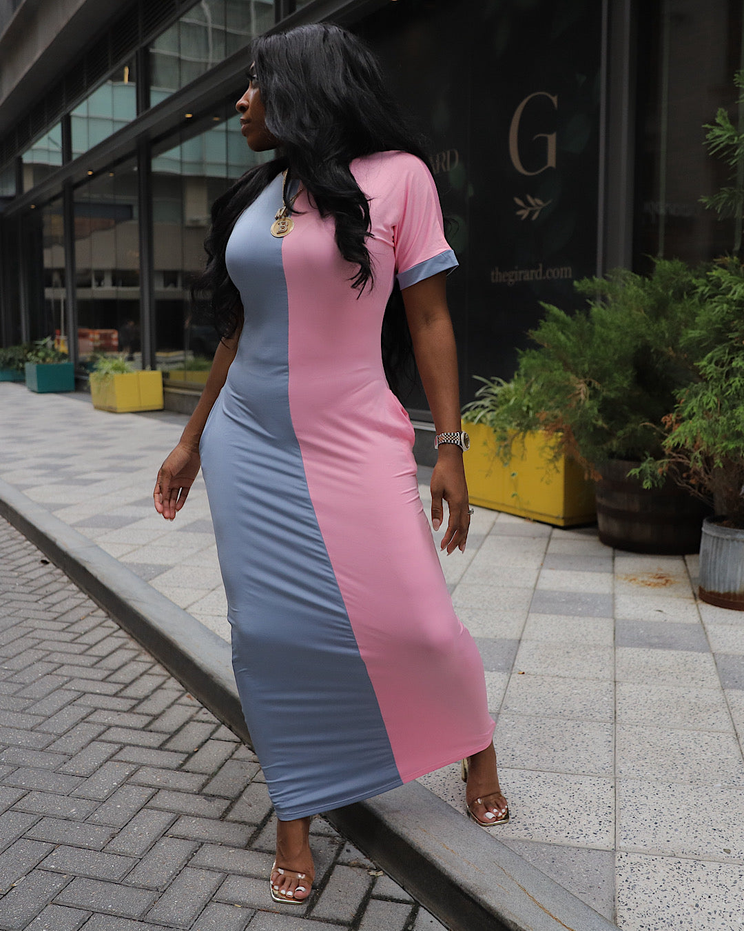 Split Decision Maxi dress