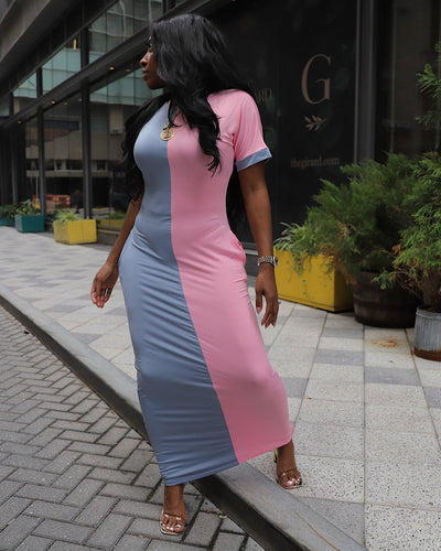Split Decision Maxi dress