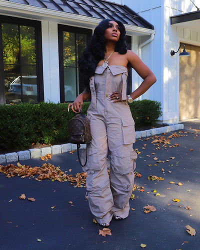 Lover of Cargo Jumpsuit ( Ships 12/15-12/31