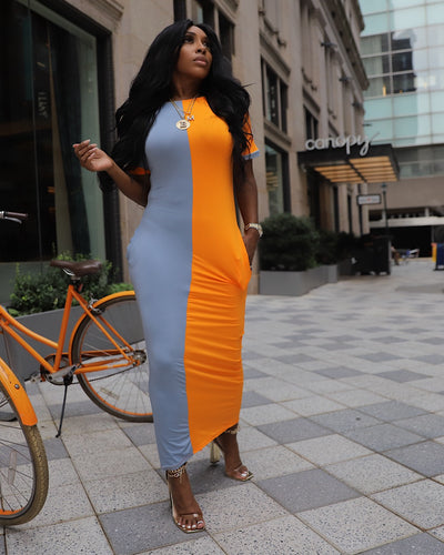 Split Decision Maxi dress