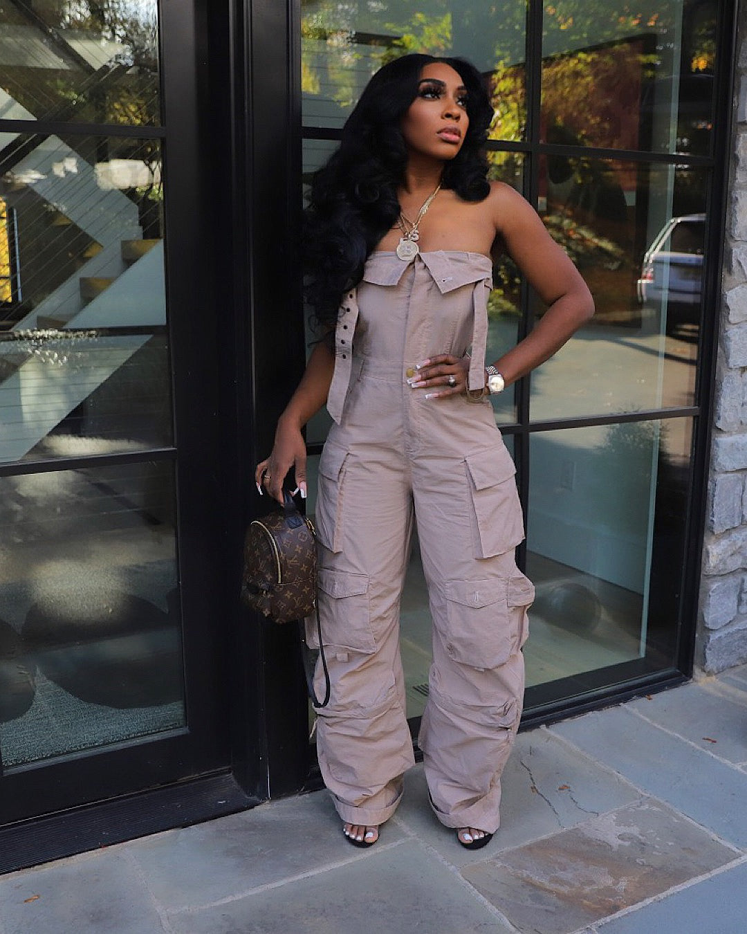 Lover of Cargo Jumpsuit ( Ships 12/15-12/31