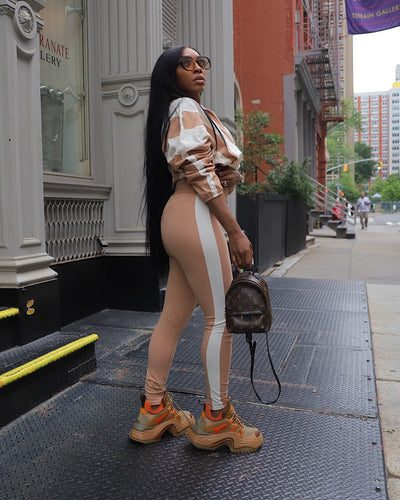 Sporty Chic Two-Piece Sweatsuit Set