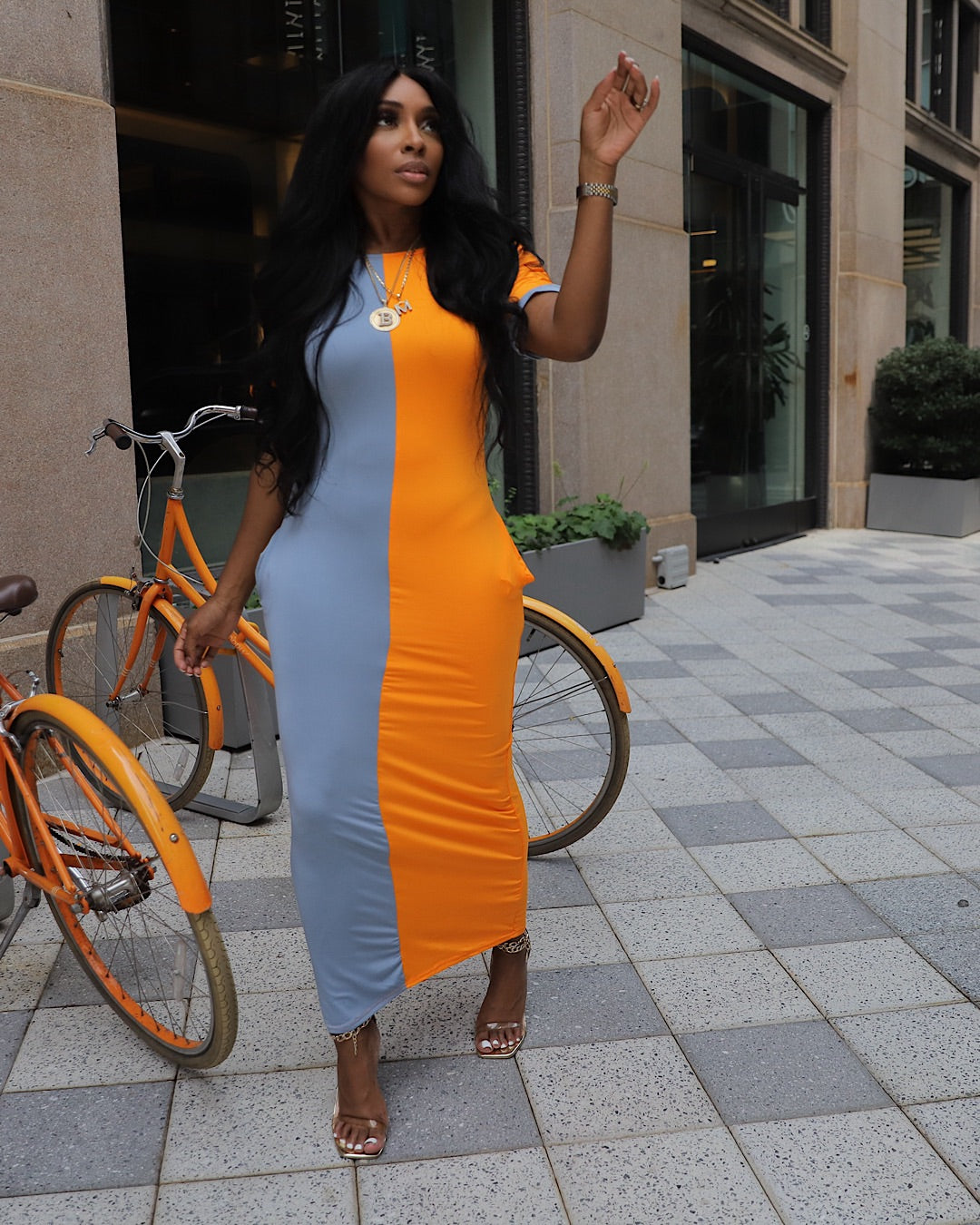 Split Decision Maxi dress