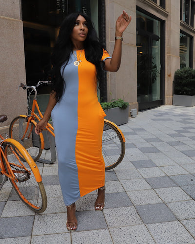 Split Decision Maxi dress