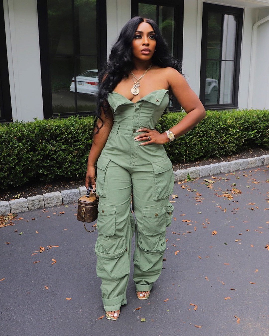 Lover of Cargo Jumpsuit ( Ships 10/20-11/15